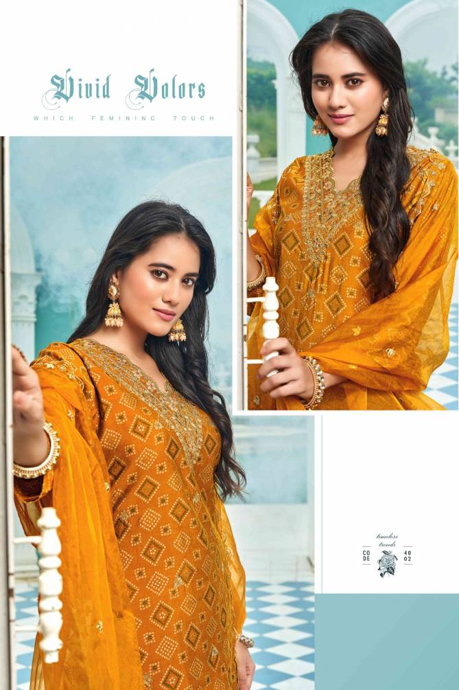 Bahara Vol 2 Bandhani Printed Readymade Suits Catalog